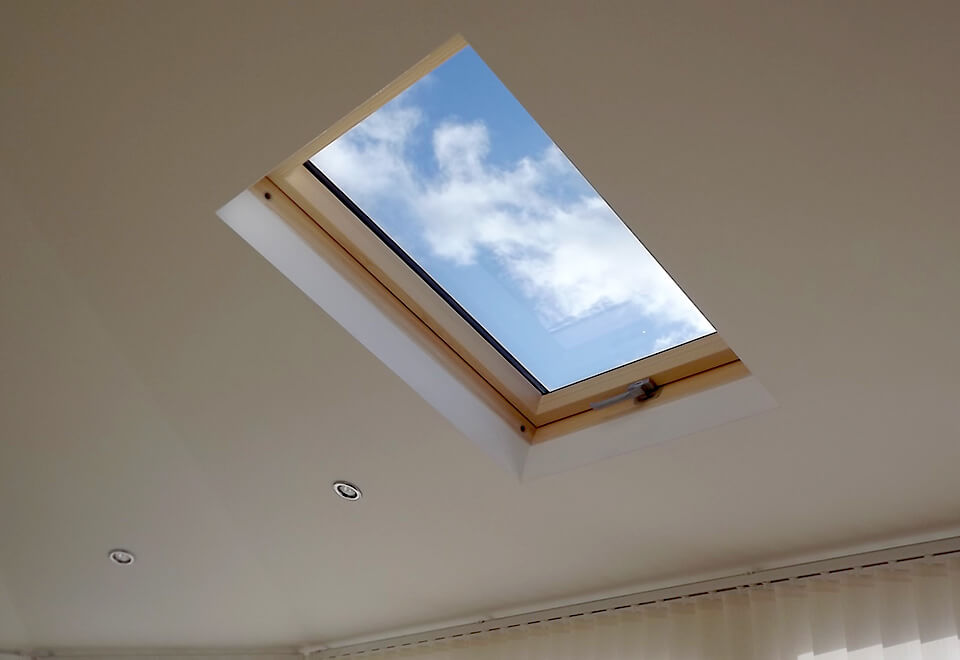 Skylight interior view